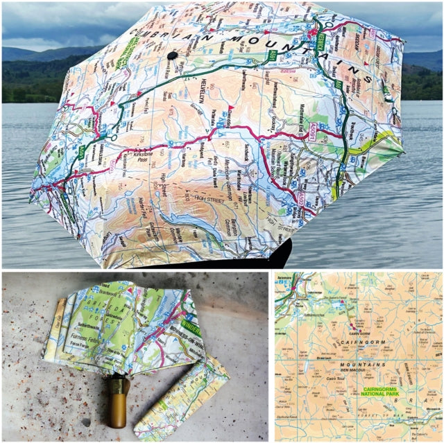 Book cover of: OS Map Premium Umbrella - Cairngorms National Park