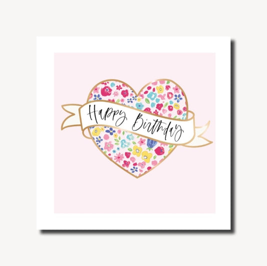 Book cover of: Pretty Lilly Birthday Floral Heart