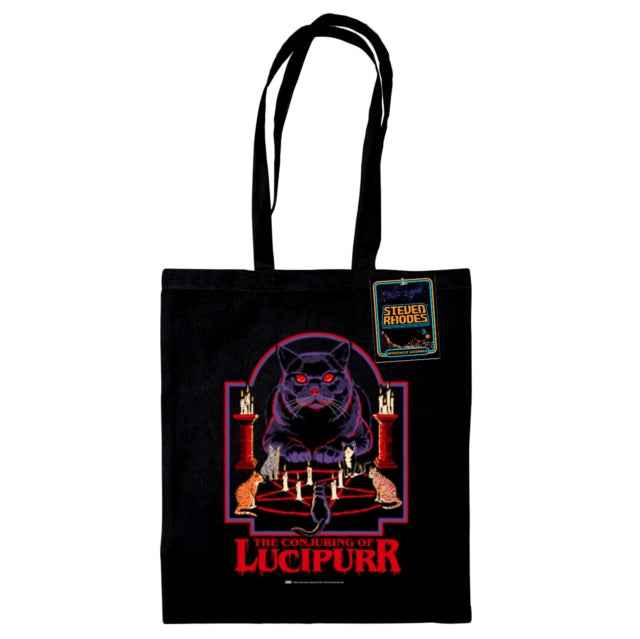 Book cover of: Steven Rhodes (Lucipurr) Black Tote Bag