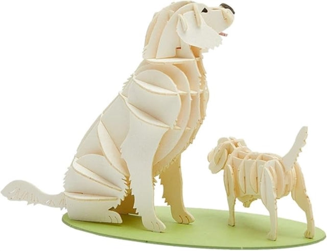 Golden Retriever Dog Card Puzzle