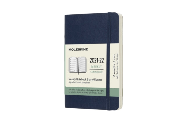 Book cover of: Moleskine 2022 18-Month Weekly Pocket Softcover Notebook
