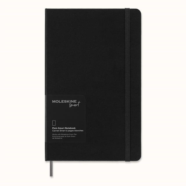 Book cover of: Moleskine Large Plain Hardcover Smart Notebook