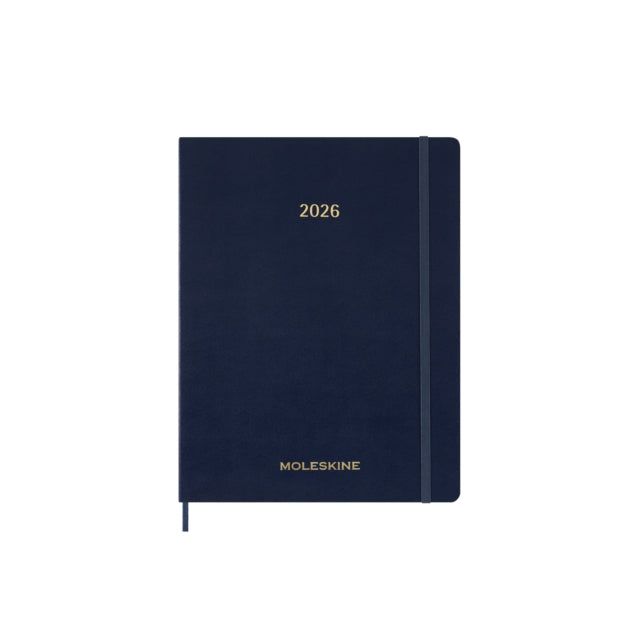 Moleskine 2026 13-Month Essential XXL Weekly Vertical Planner: Sapphire Blue