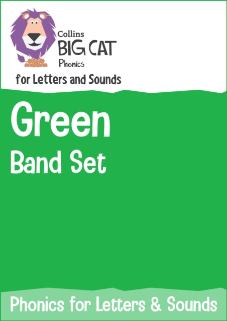 Book cover of: Phonics for Letters and Sounds Green Band Set. By: Collins Big Cat