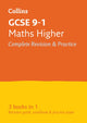Book cover of: GCSE 9-1 Maths Higher All-in-One Complete Revision and Practice