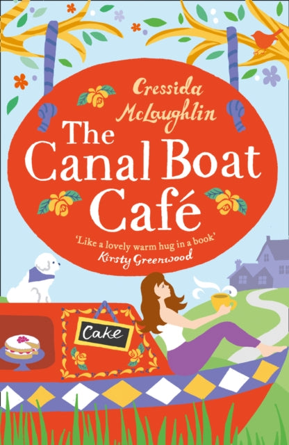 Book cover of: Canal Boat Cafe. By: Cressida McLaughlin