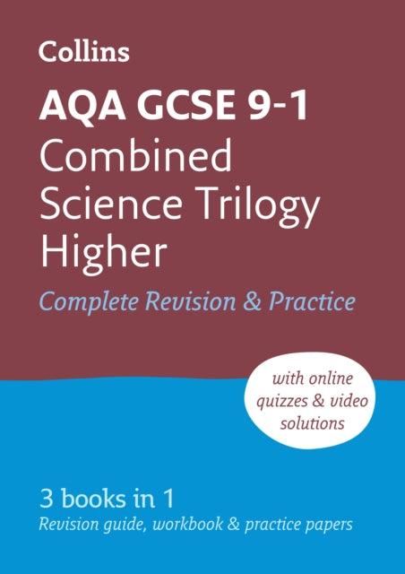 AQA GCSE 9-1 Combined Science Higher All-in-One Complete Revision and Practice, Ideal for the 2026 and 2027 Exams 9780008160869 Collins Collins GCSE