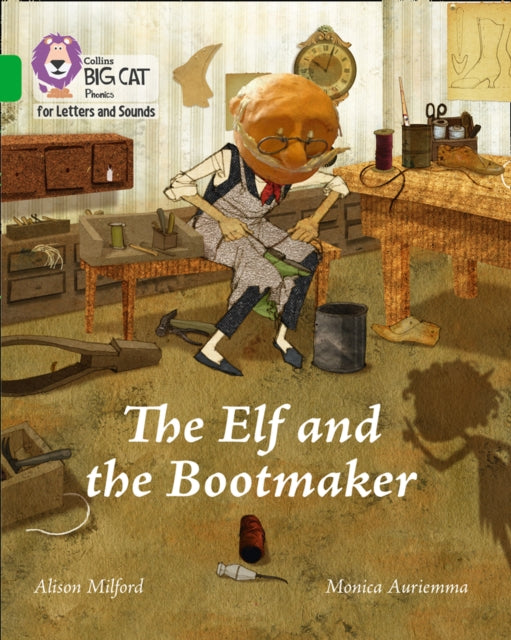 Book cover of: Elf and the Bootmaker. By: Monica Auriemma