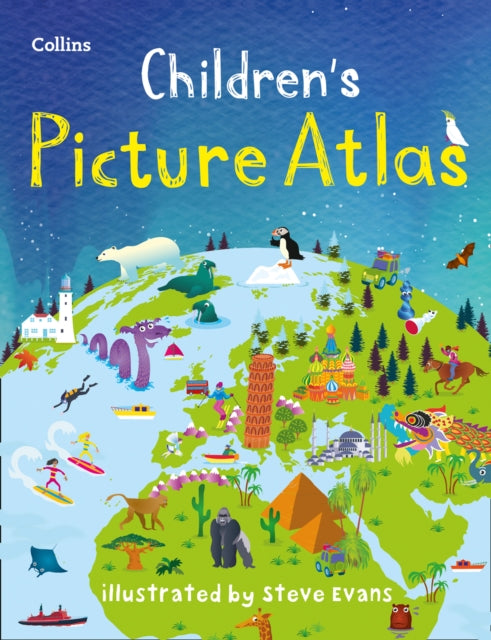 Book cover of: Collins Children’s Picture Atlas. By: Collins Maps
