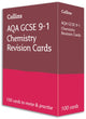 Book cover of: AQA GCSE 9-1 Chemistry Revision Cards. By: Collins Collins GCSE