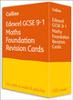 Book cover of: Edexcel GCSE 9-1 Maths Foundation Revision Cards. By: Collins Collins GCSE