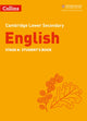 Lower Secondary English Student's Book: Stage 8 9780008364076 Julia Burchell