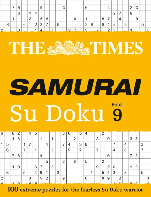Book cover of: Times Samurai Su Doku 9. By: The Times Mind Games