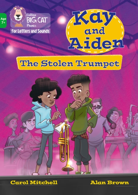 Book cover of: Kay and Aiden – The Stolen Trumpet. By: Carol Mitchell