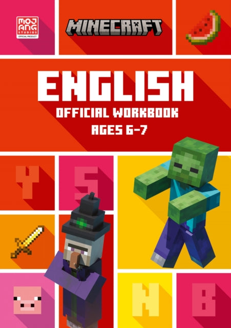 Minecraft English Ages 6-7, Official Workbook 9780008462819 Collins Collins KS1