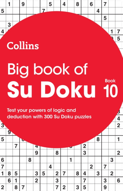 Book cover of: Big Book of Su Doku 10. By: Collins Puzzles
