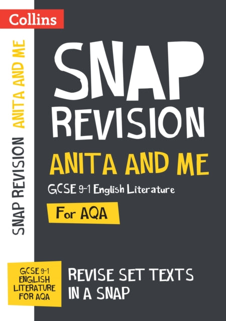 Book cover of: Anita and Me AQA GCSE 9-1 English Literature Text Guide. By: Collins Collins GCSE