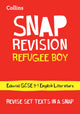 Book cover of: Refugee Boy Edexcel GCSE 9-1 English Literature Text Guide. By: Collins Collins GCSE