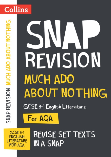 Book cover of: Much Ado About Nothing AQA GCSE 9-1 English Literature Text Guide. By: Collins Collins GCSE