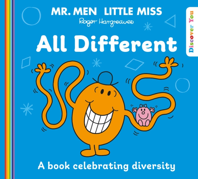 Book cover of: Mr. Men Little Miss: All Different. By: Adam Hargreaves