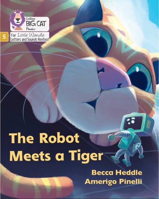 Book cover of: Robot Meets a Tiger. By: Collins Big Cat