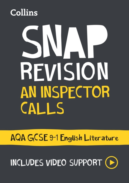 Inspector Calls: AQA GCSE 9-1 English Literature Text Guide, Ideal for the 2025 and 2026 Exams 9780008551506 Collins Collins GCSE