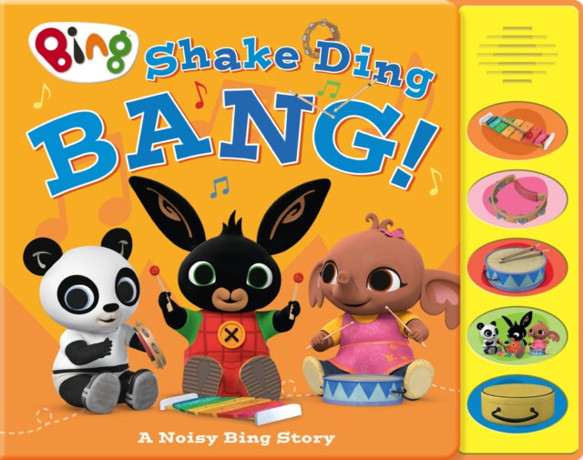 Book cover of: Shake Ding Bang! Sound Book. By: HarperCollins Children's HarperCollins Children's Books