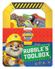 Book cover of: PAW Patrol Rubble’s Toolbox: A Carry-Along Board Book. By: Paw Paw Patrol