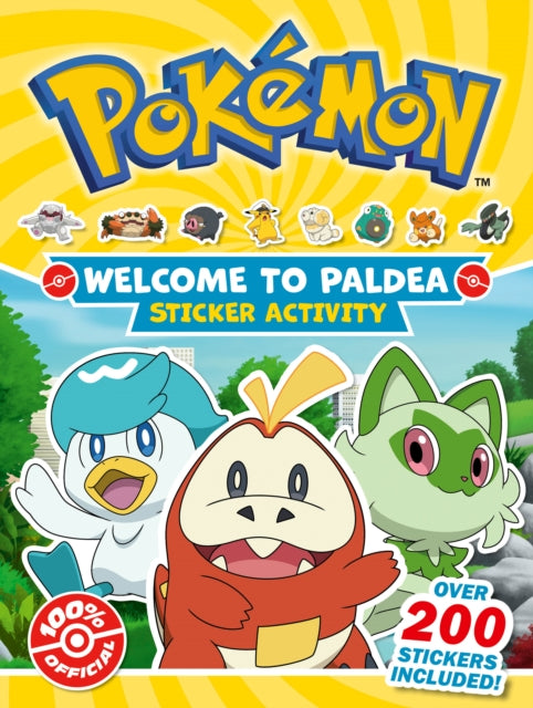 Pokemon Welcome to Paldea Epic Sticker 9780008616717 Pokémon