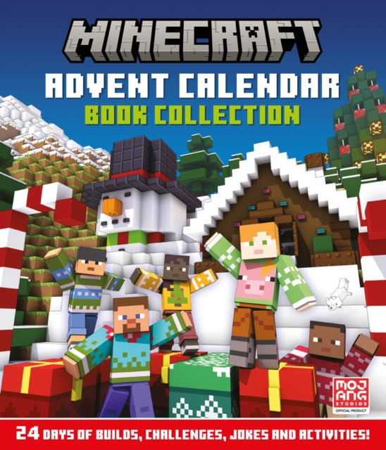 Minecraft Advent Calendar: Book Collection, 24 Days of Builds, Challenges, Jokes and Activities! 9780008620110 Mojang AB