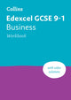 Book cover of: Edexcel GCSE 9-1 Business Workbook. By: Collins GCSE