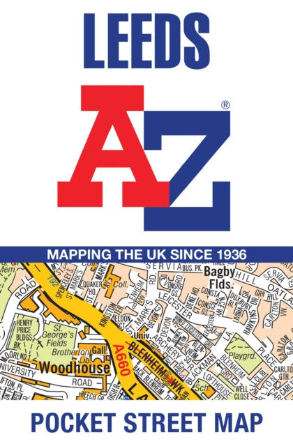 Book cover of: Leeds A-Z Pocket Street Map