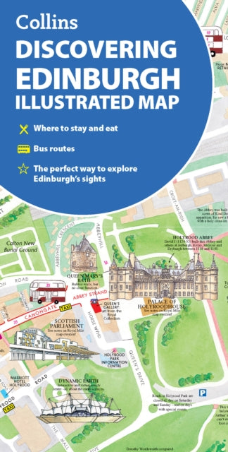 Book cover of: Discovering Edinburgh Illustrated Map