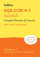 Book cover of: AQA GCSE 9-1 Spanish Complete Revision and Practice. By: Collins GCSE