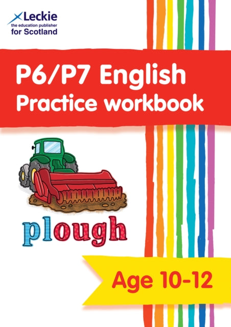 Book cover of: P6/P7 English Practice Workbook. By: Leckie