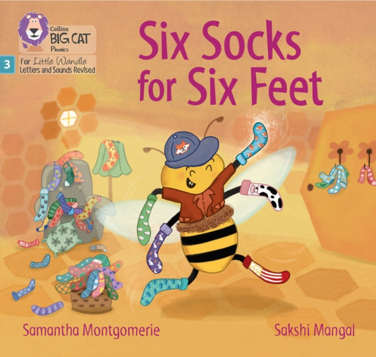 Book cover of: Six Socks for Six Feet. By: Samantha Montgomerie