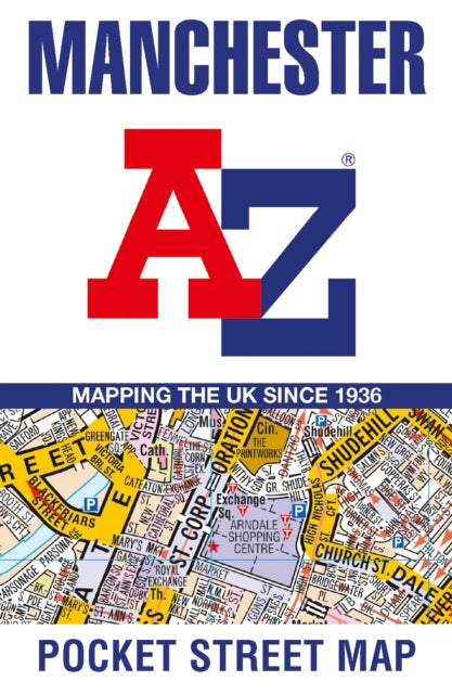 Book cover of: Manchester A-Z Pocket Street Map