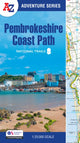 Book cover of: Pembrokeshire Coast Path. By: A-Z Maps