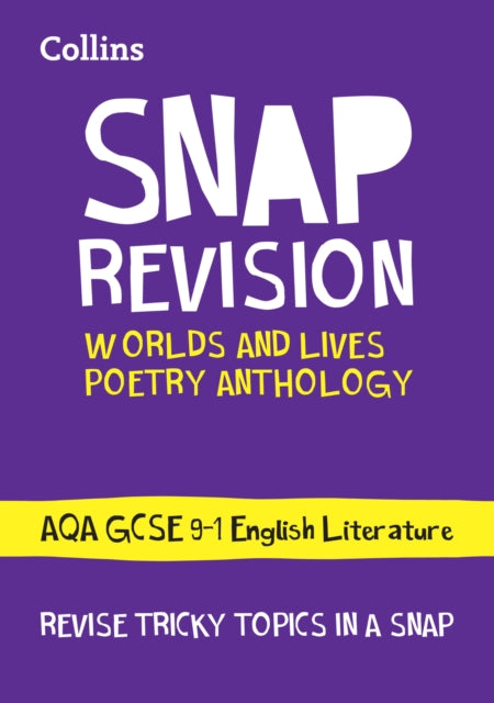 Worlds and Lives Poetry Cluster AQA GCSE 9-1 English Literature Revision Guide, Ideal for the 2026 and 2027 Exams 9780008768935 Collins GCSE