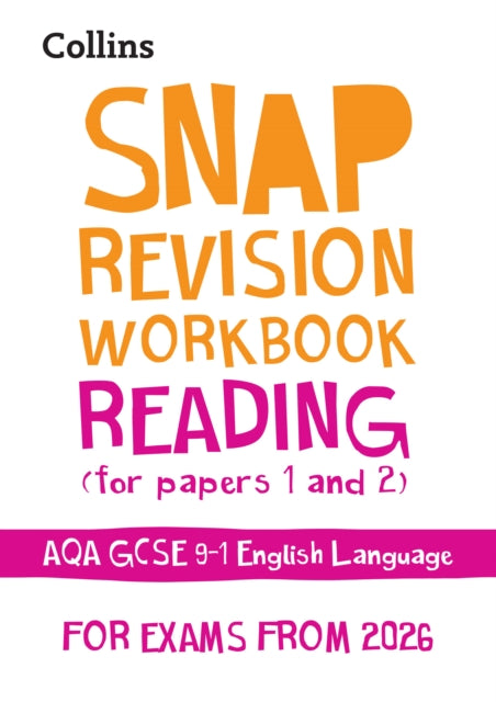 Book cover of: AQA GCSE 9-1 English Language Reading (Papers 1 & 2) Workbook