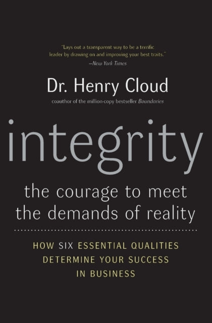 Book cover of: Integrity. By: Henry Cloud