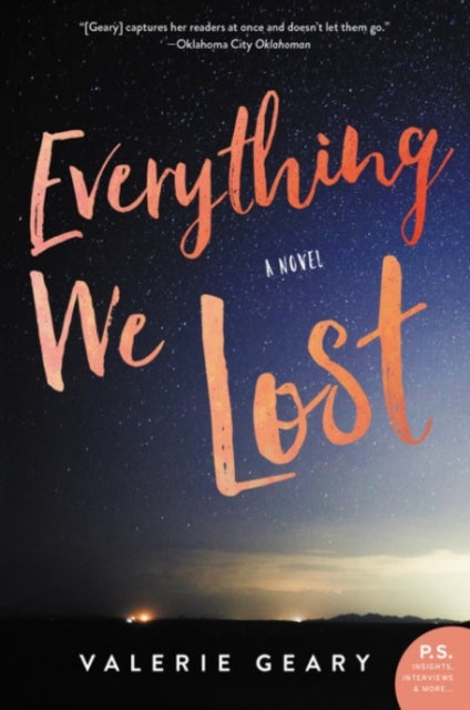 Book cover of: Everything We Lost. By: Valerie Geary