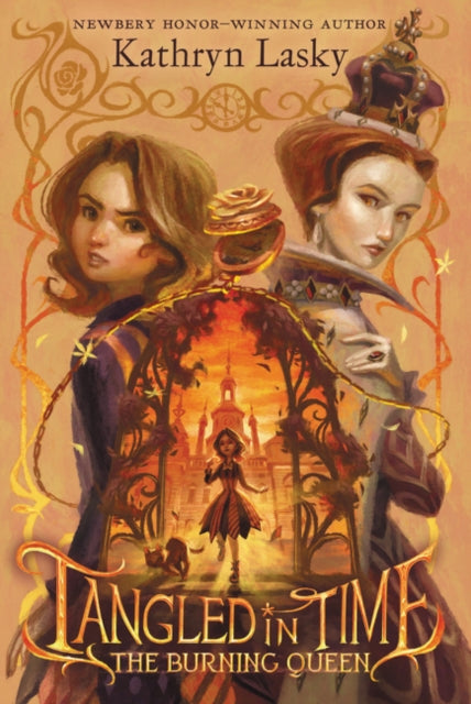 Book cover of: Tangled in Time 2: The Burning Queen. By: Kathryn Lasky