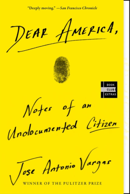 Book cover of: Dear America. By: Jose Antonio Vargas