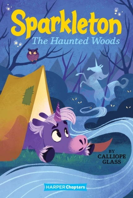 Book cover of: Sparkleton #5: The Haunted Woods. By: Calliope Glass