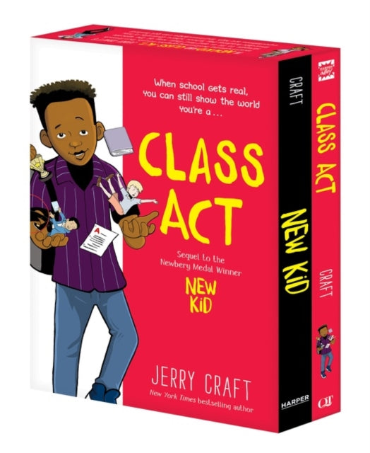 Book cover of: New Kid and Class Act: The Box Set. By: Jerry Craft - undifferentiated
