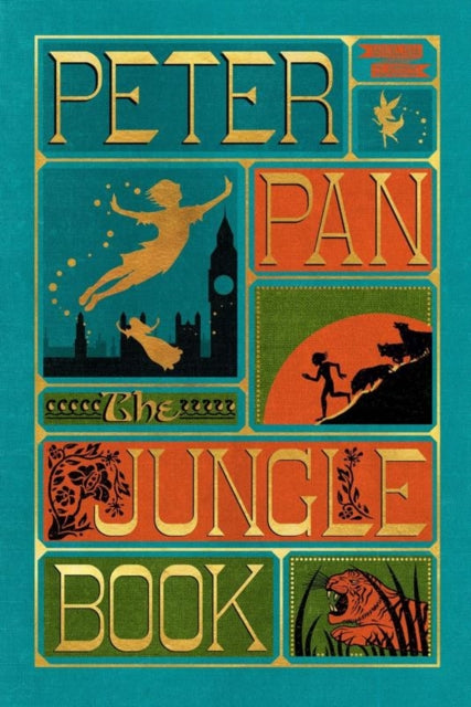 Book cover of: Peter Pan and Jungle Book, The [Minalima Illustrated Classics Intl Boxed Set]