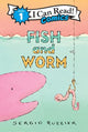 Book cover of: Fish and Worm. By: Sergio Ruzzier