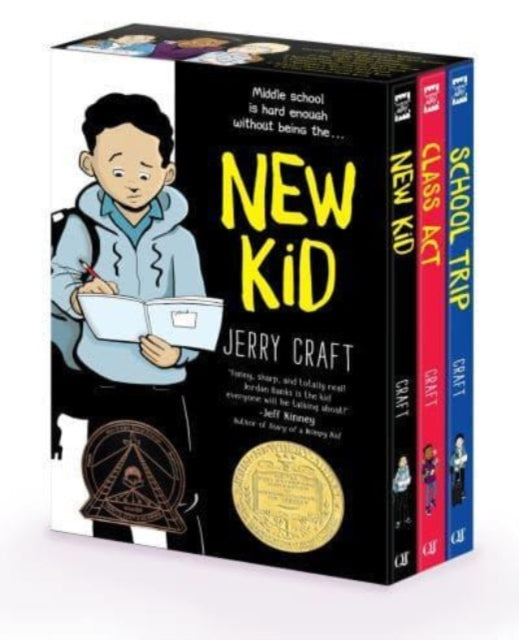 Book cover of: New Kid 3-Book Box Set. By: Jerry Craft