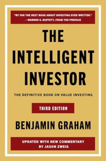 Intelligent Investor Third Edition, The Definitive Book on Value Investing 9780063423527 Benjamin Graham